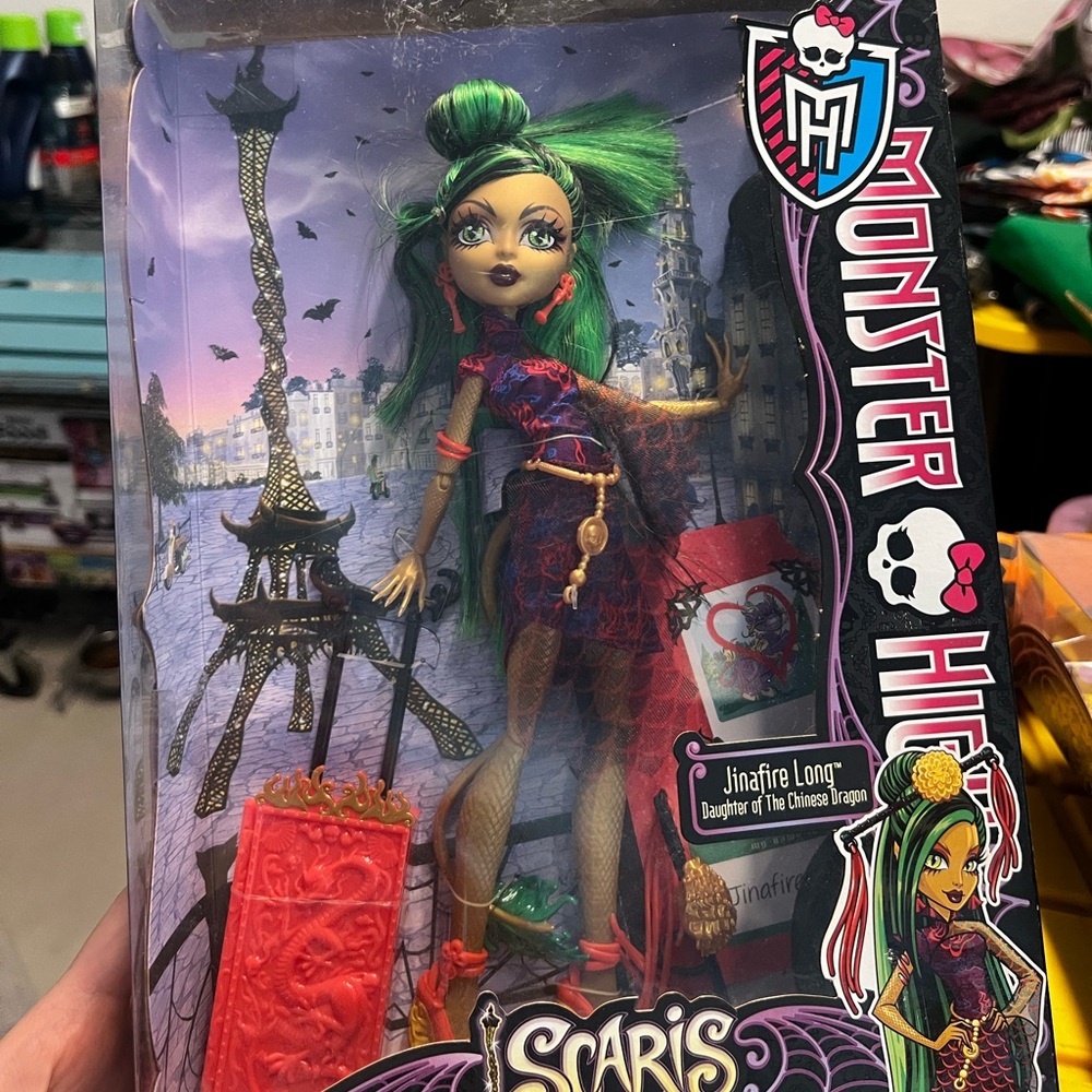 Monster High Travel Jinafire Long RARE